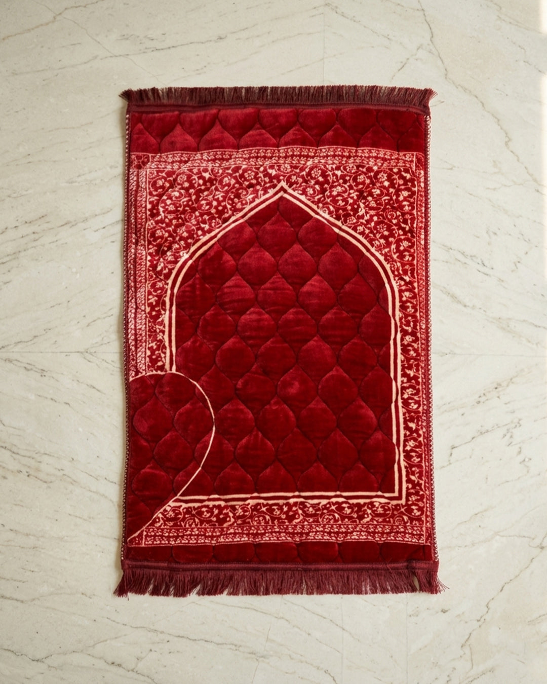 Mughal Prayer Mat Gold Series-Qalban B