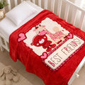 Mini Me 1-Ply Kids Blanket - Cherry
