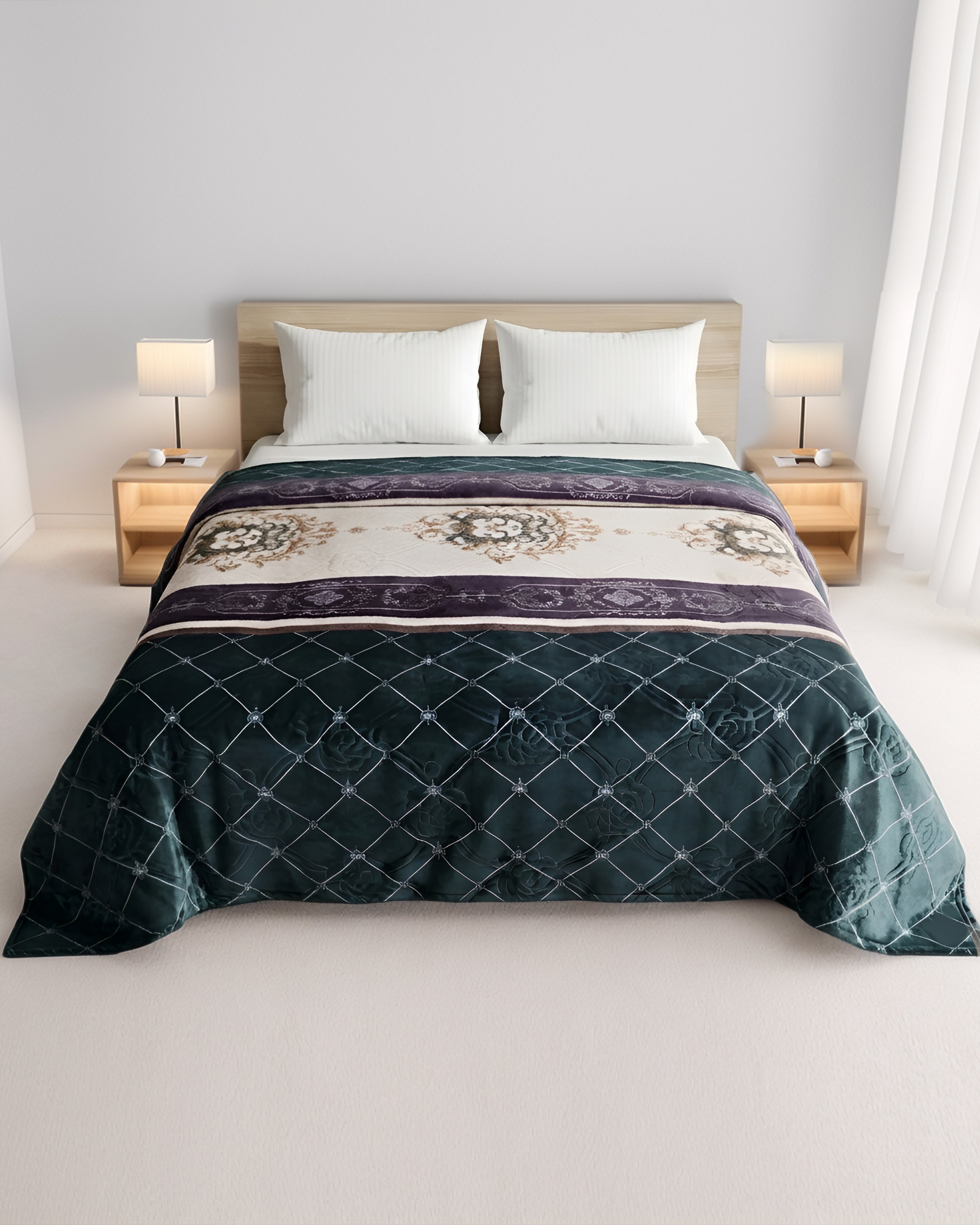 Supremo Flannel AC Blanket - Pine