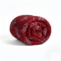 300 GSM Printed King Bed Comforter - Redfrost