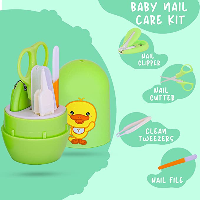 Nail Clipper Set For Baby - Mom's Hug - Green