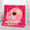 Tiny Tots 2-Ply Cot Baby Blanket - Star Pinky