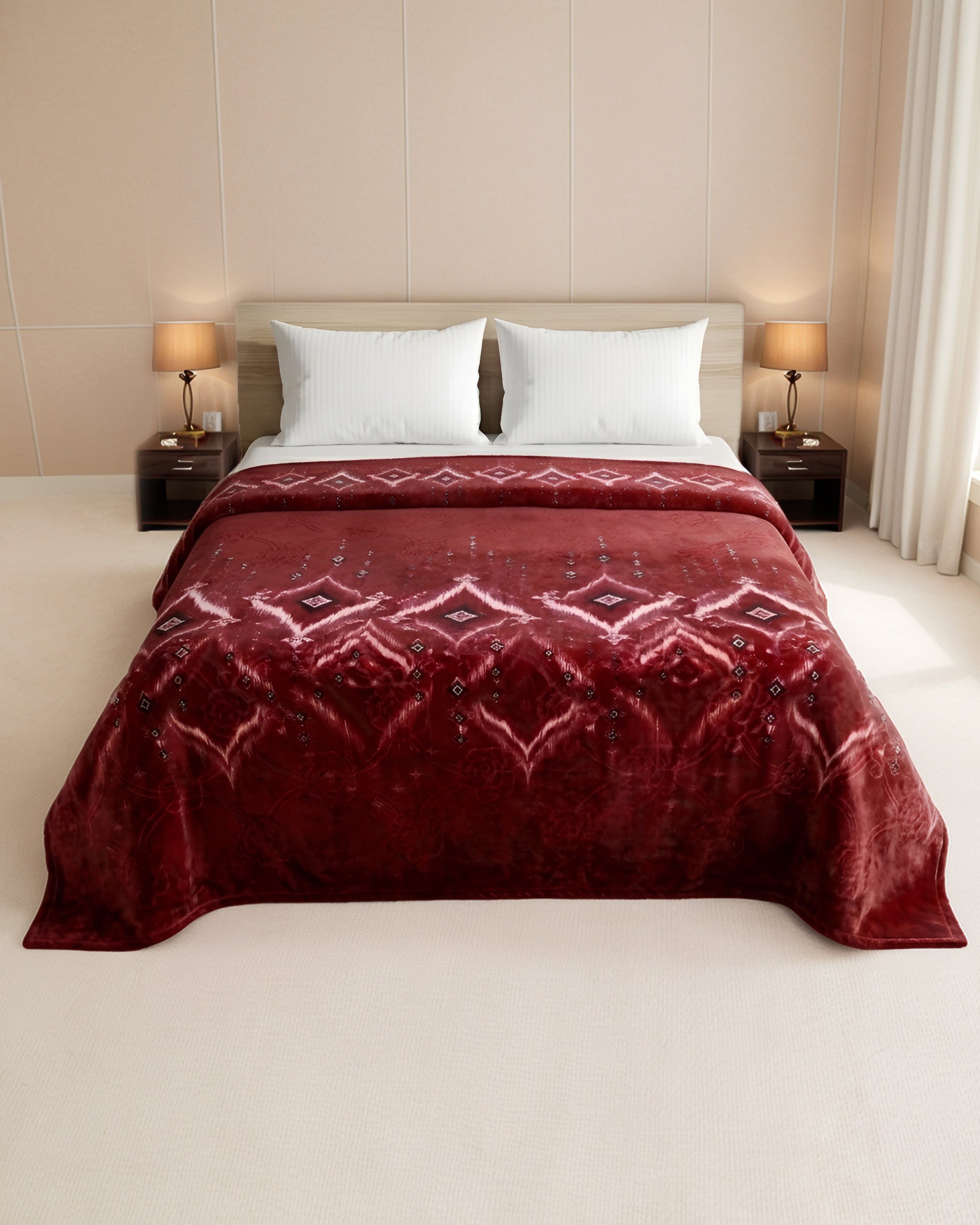Supremo Flannel AC Blanket - Redwood