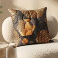 Quilted Cushion - Carbon Comb