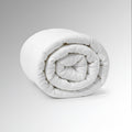 210 GSM Cotton Satin Comforter Plain - White