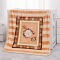Tiny Tots 2-Ply Cot Baby Blanket - Peachy Dreams