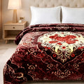 Super Duper 4 KG 2-Ply Double Bed Blanket - Merlot