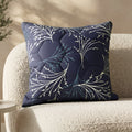 Quilted Cushion - Navy