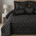 Maia Bed Set 9 Pieces- Black
