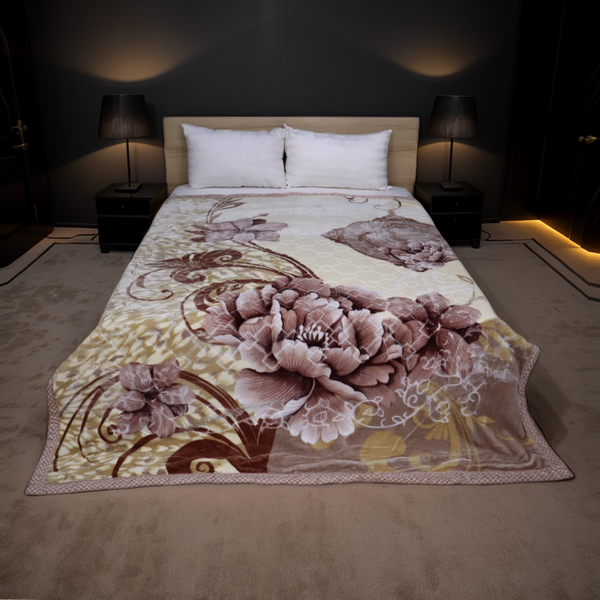 Moonlight Cloudy Bed Blanket - Sunlit Bloom