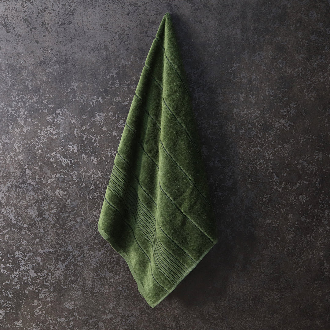 Premium Cotton Towel Plain-Green