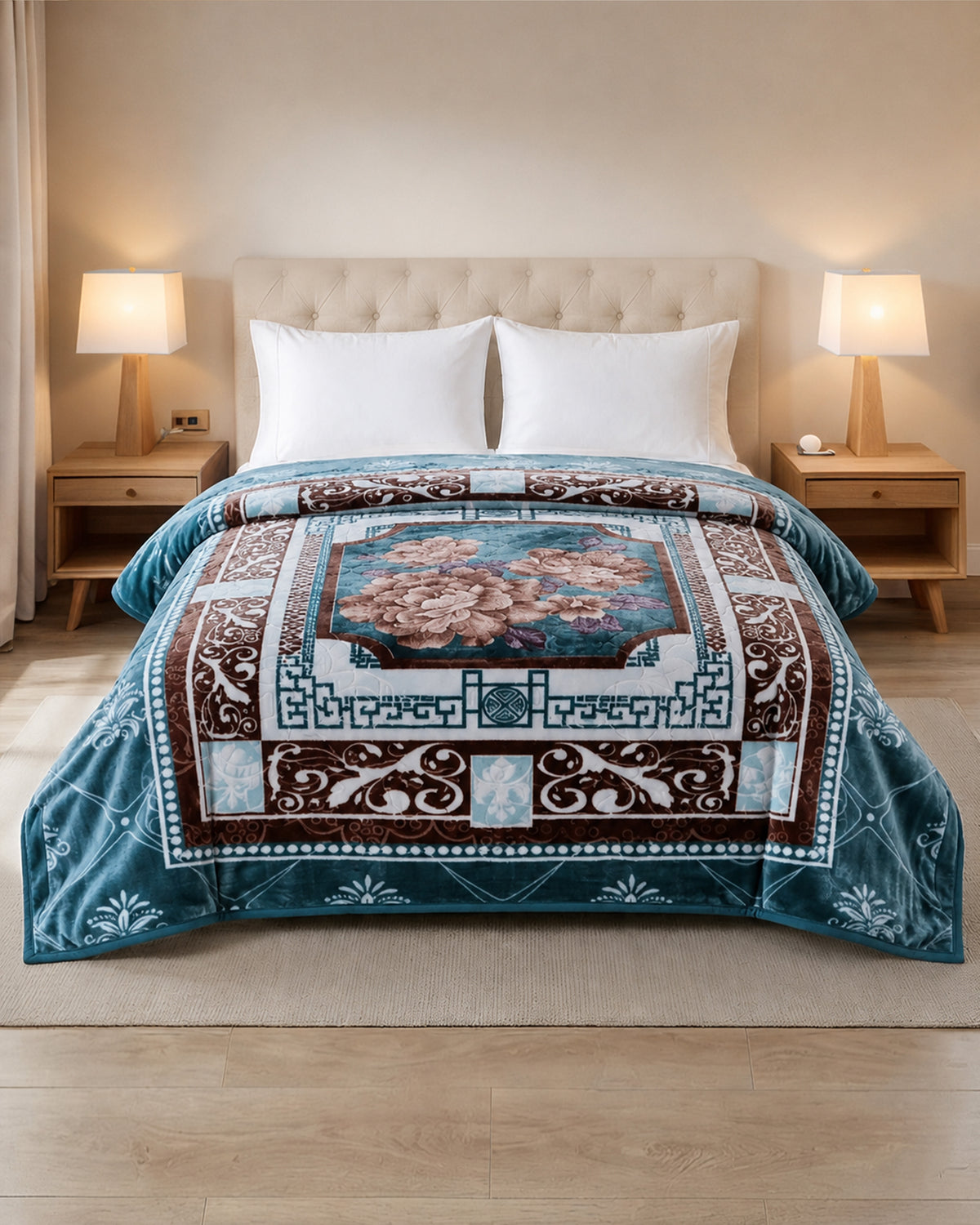 Empire King Bed 6 KG Blanket - Turquoise