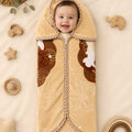 Tiny Tots Zipper Cloud Baby Blanket - Cocoa Dreams