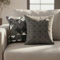 Printed Filled Cushions (Pair) - Linear Luxe