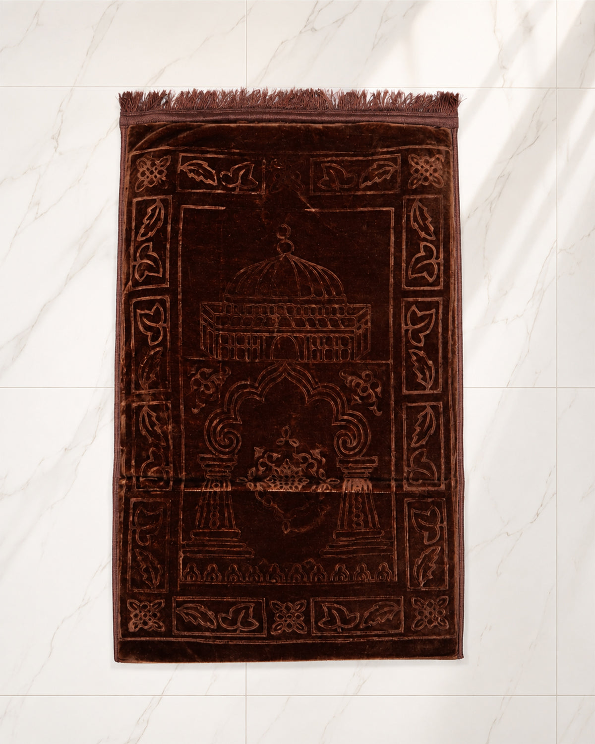 Baithak Janamaz Prayer Mat-Sepia