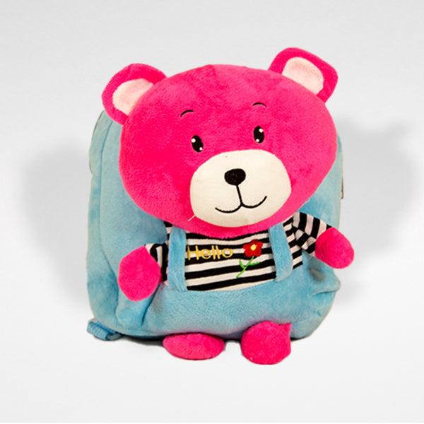 Kids Character Backpacks Bag- Pink Teddy