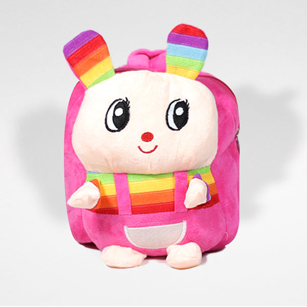 Kids Character Backpacks Bag- Rainbow Pink Bear