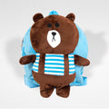 Kids Character Backpacks Bag- Bear Blue