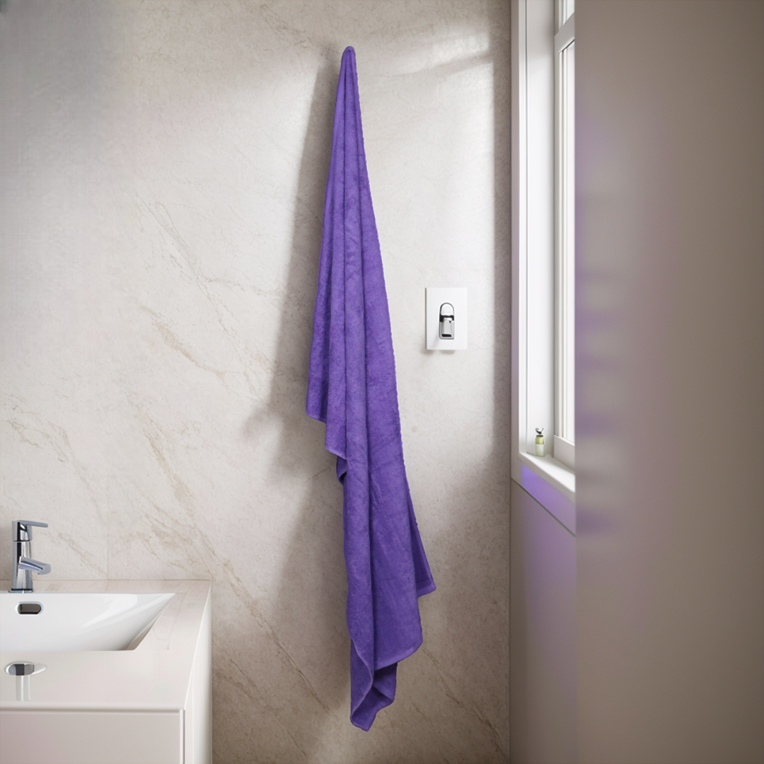 Cotton Bath Sheet Towel-Mulberry