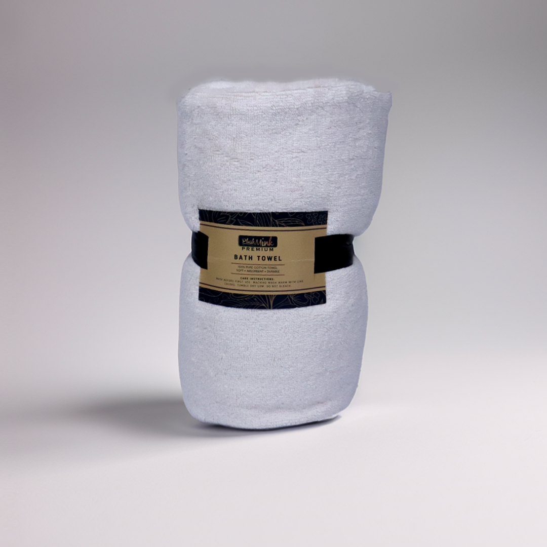 Cotton Bath Towel-Frost