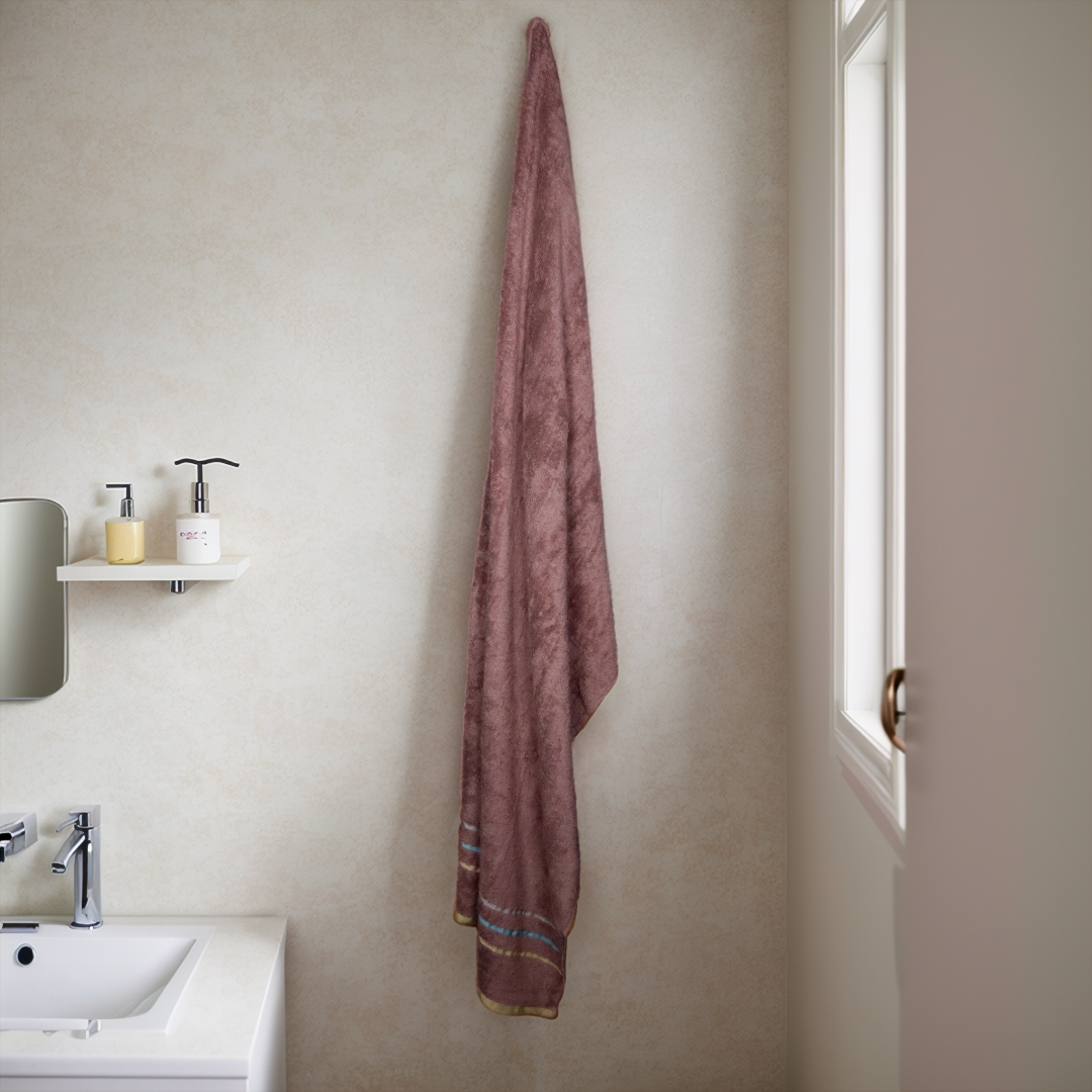 Cotton Bath Sheet Towel-Umber