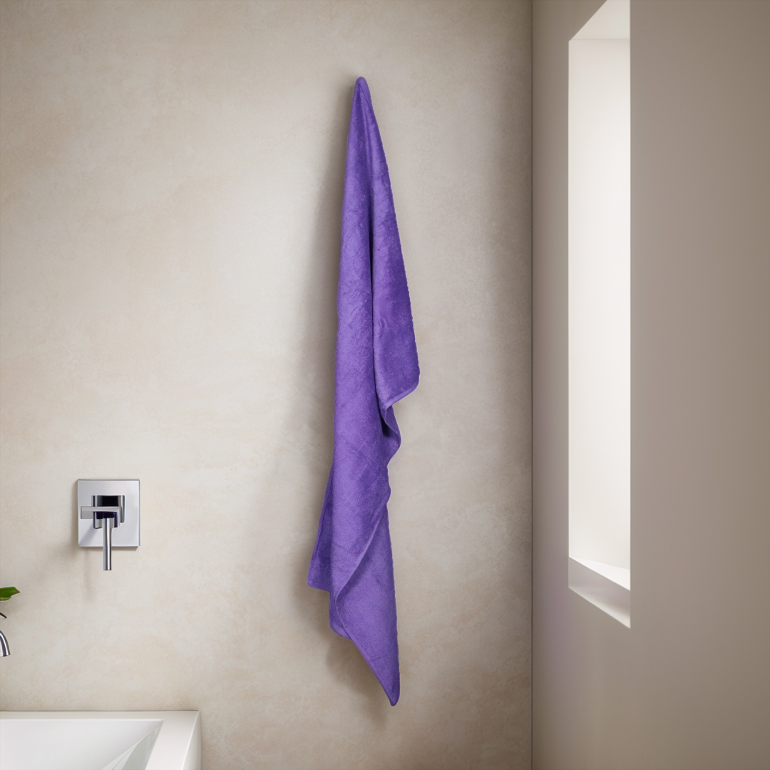 Cotton Bath Towel-Mulberry