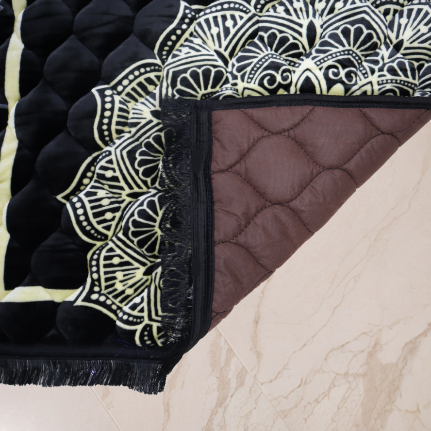 Mughal Janamaz Printed Prayer Mat-Layl