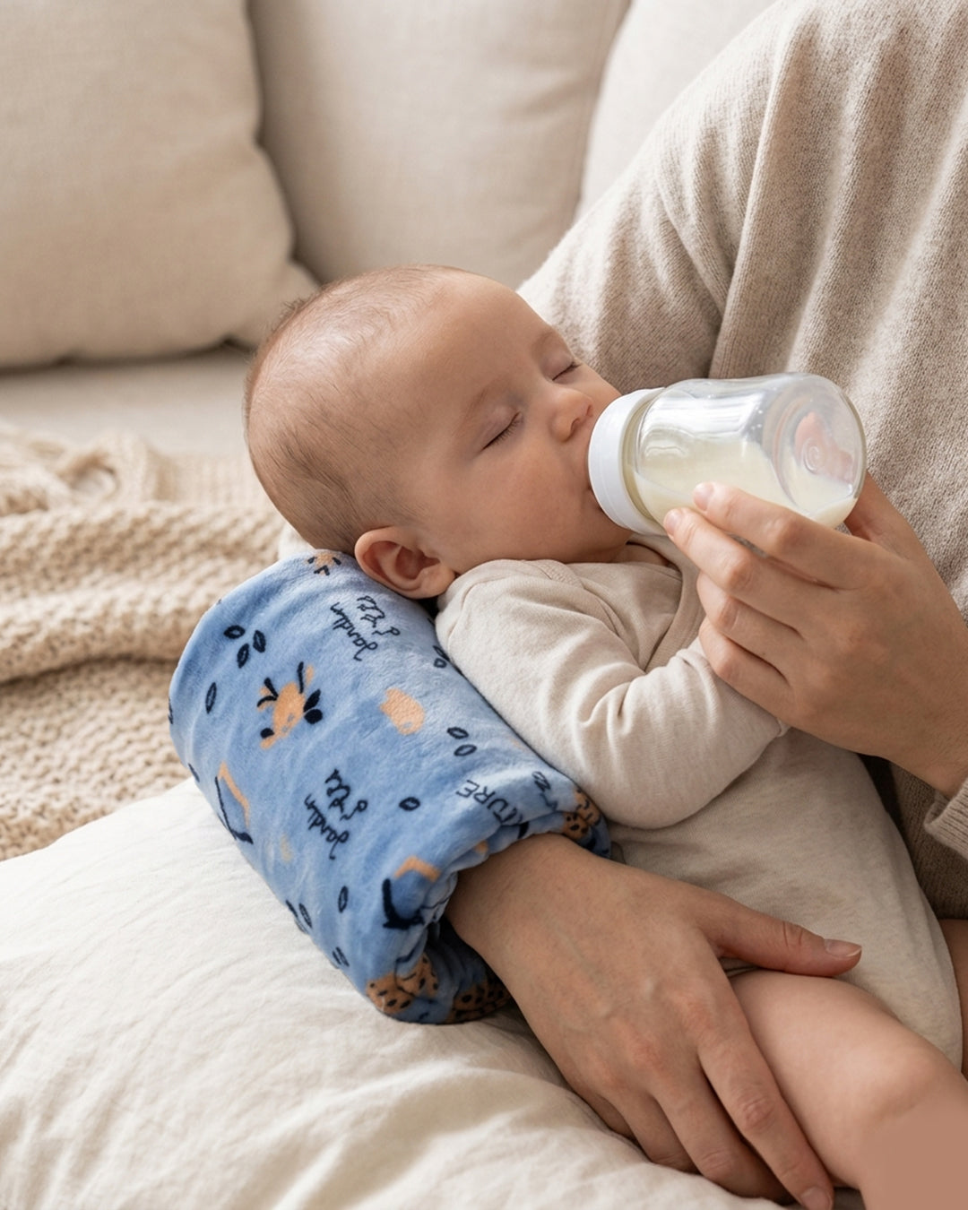 Baby Feeding Pillow-Blue