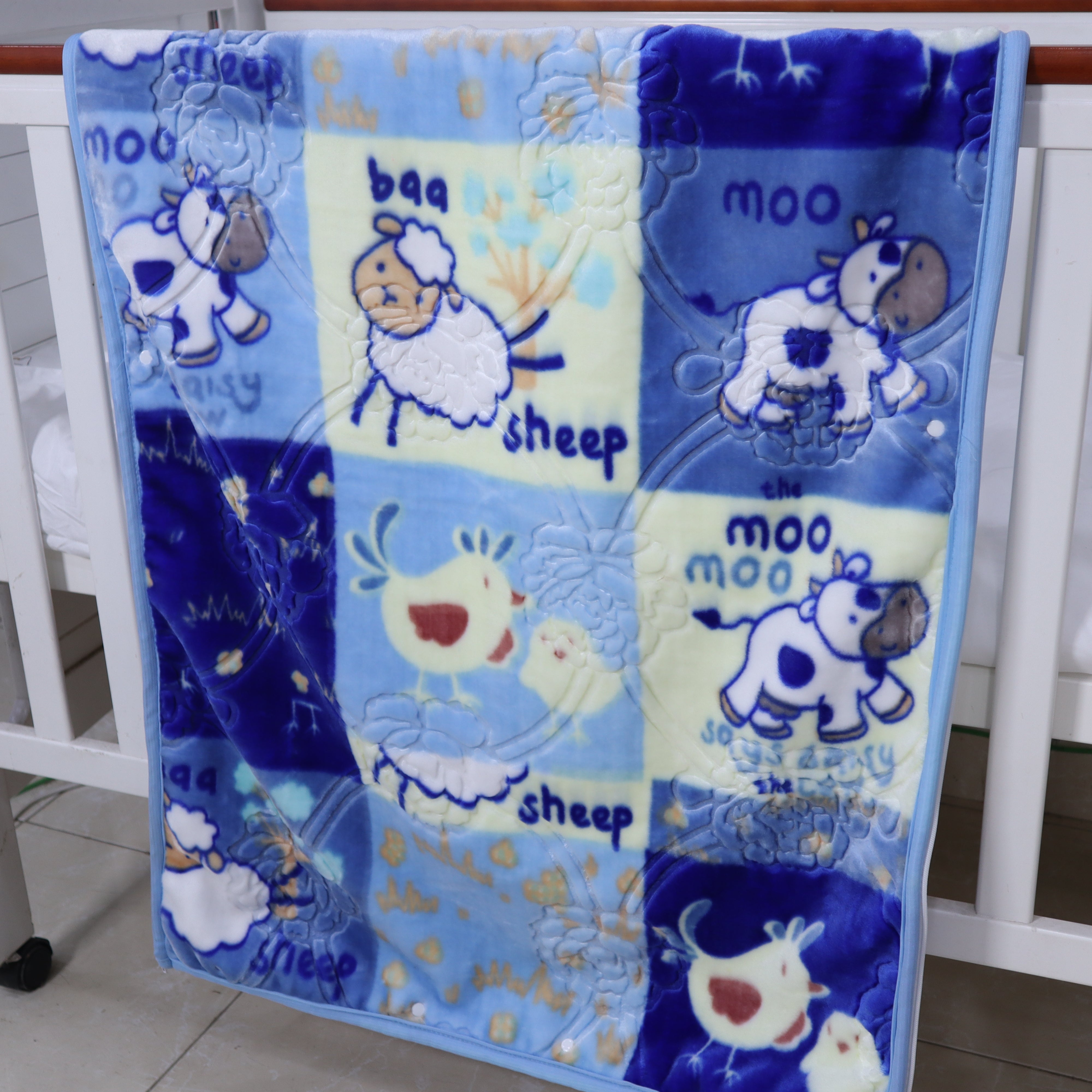 Zipper Luv Blanket Baby-Wavey