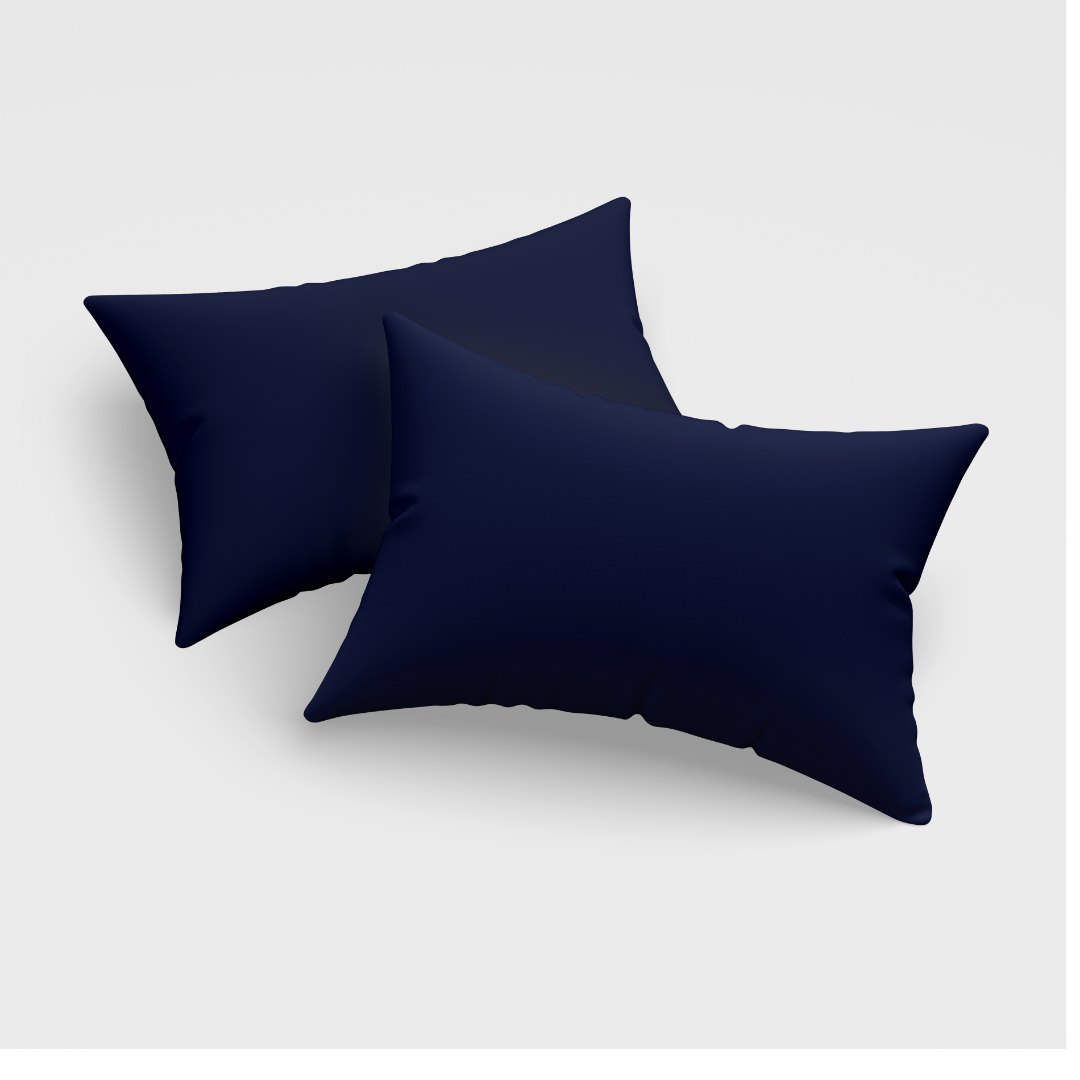 Pair of Pillow Covers-blue