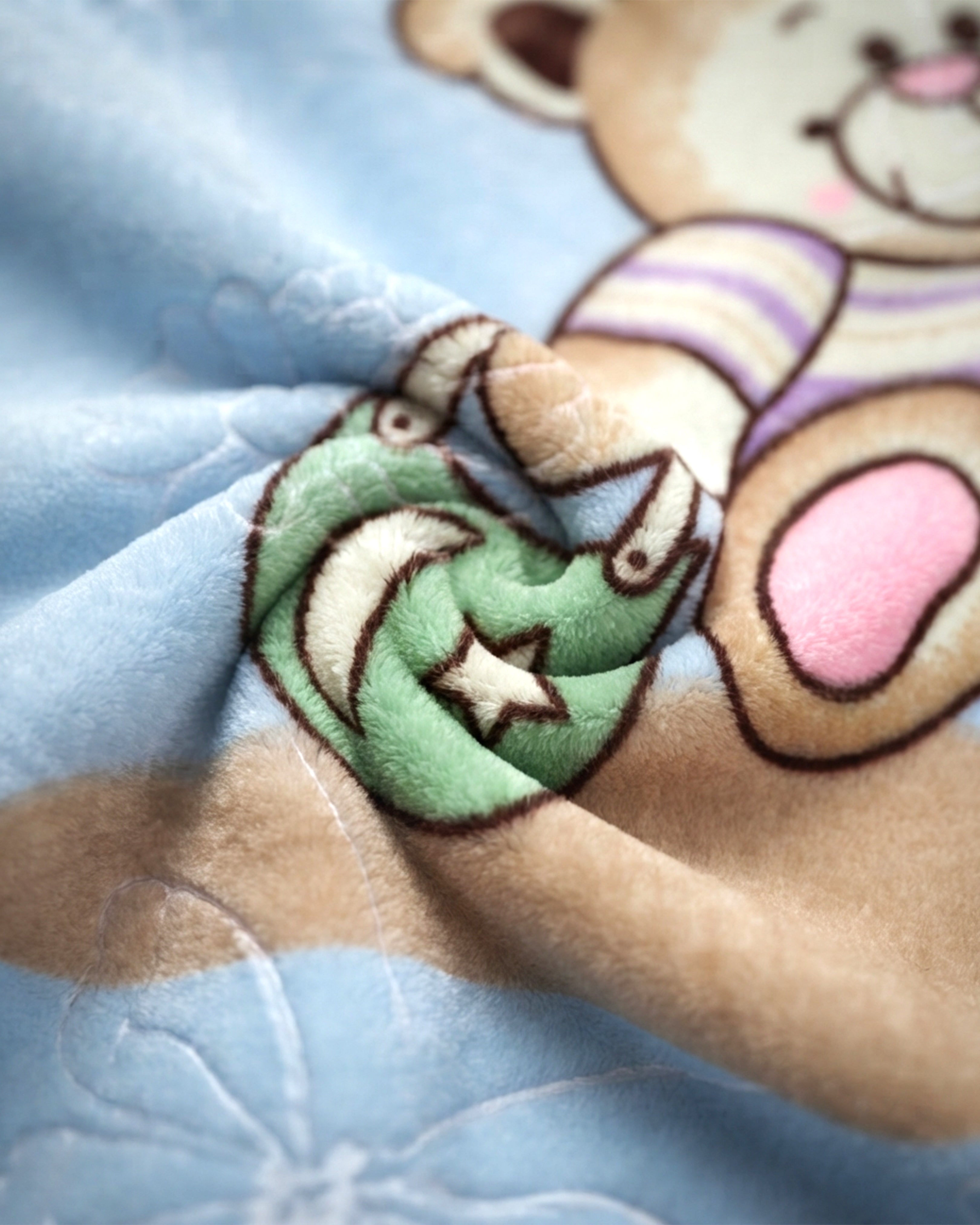Tiny Tots Kids Blanket - Blue Breeze