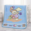 Tiny Tots Kids Blanket - Blue Breeze