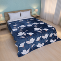 Supremo Double Flannel Blanket-Marine