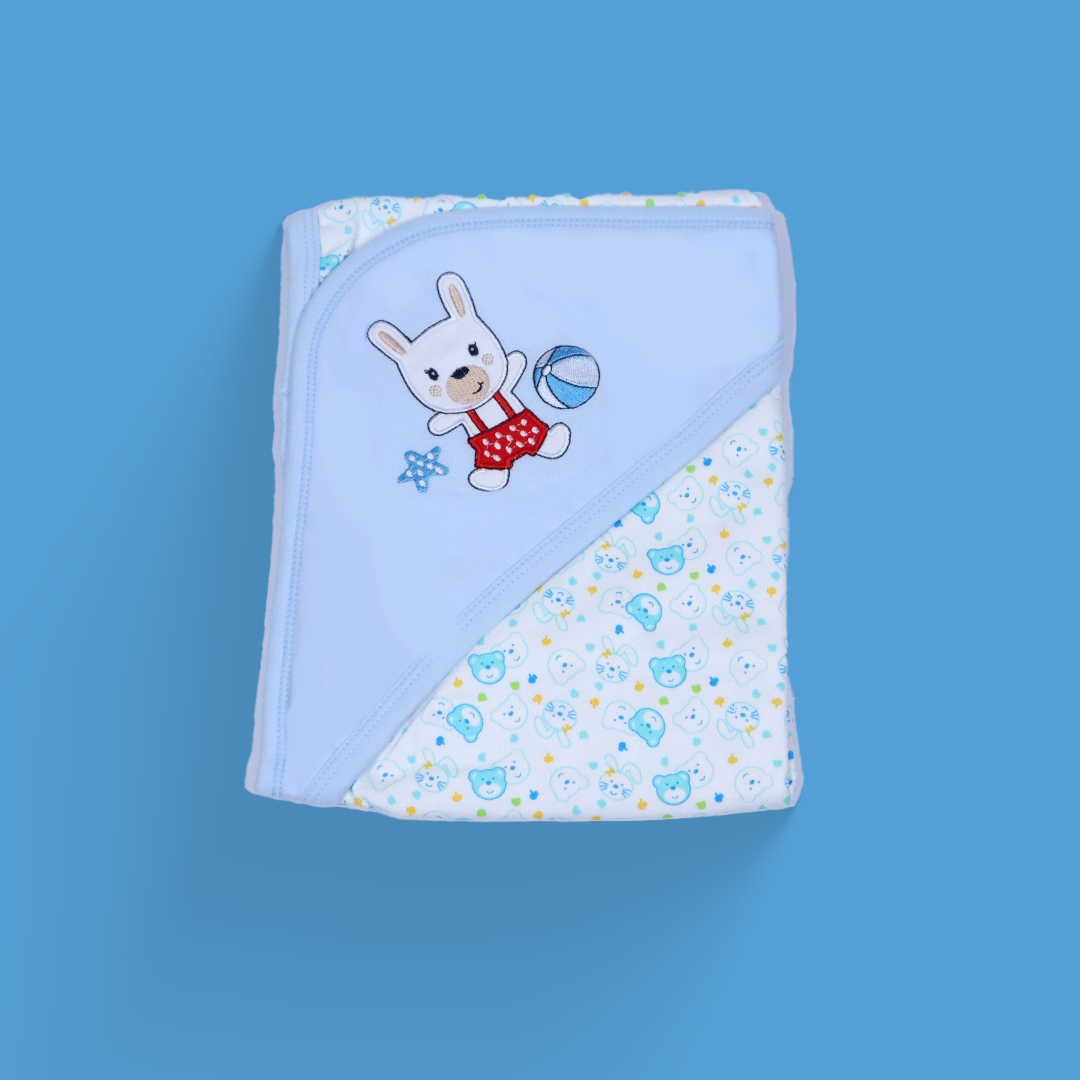 Baby Swaddle Sheet - Ice Blue
