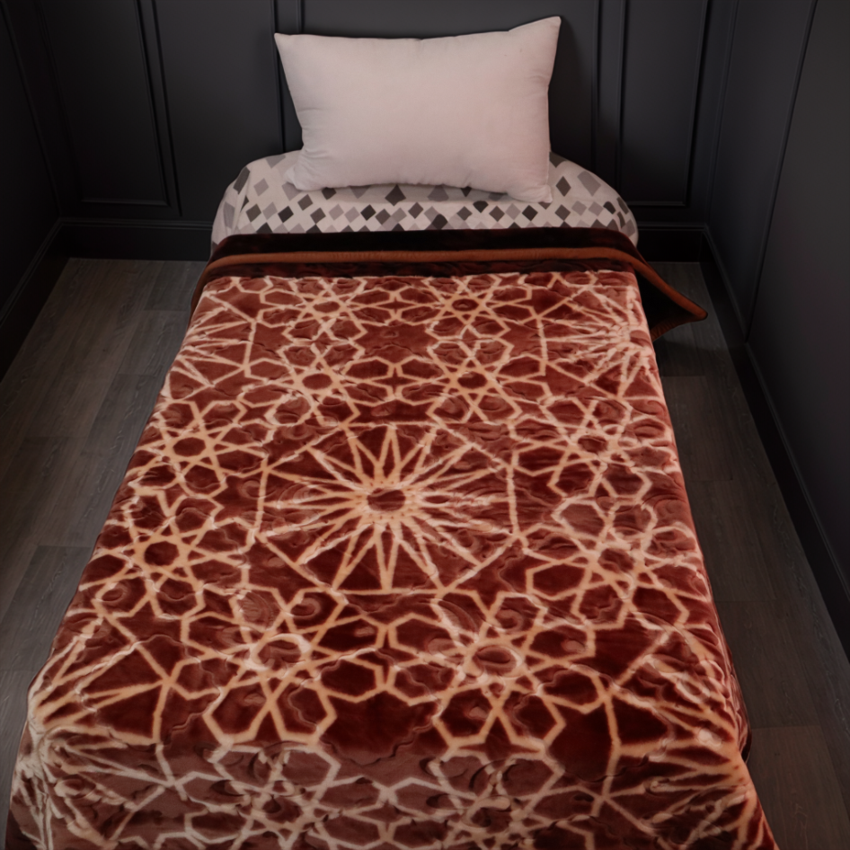 Emperor Single Bed 3+ KG Blanket - Mocha Grove