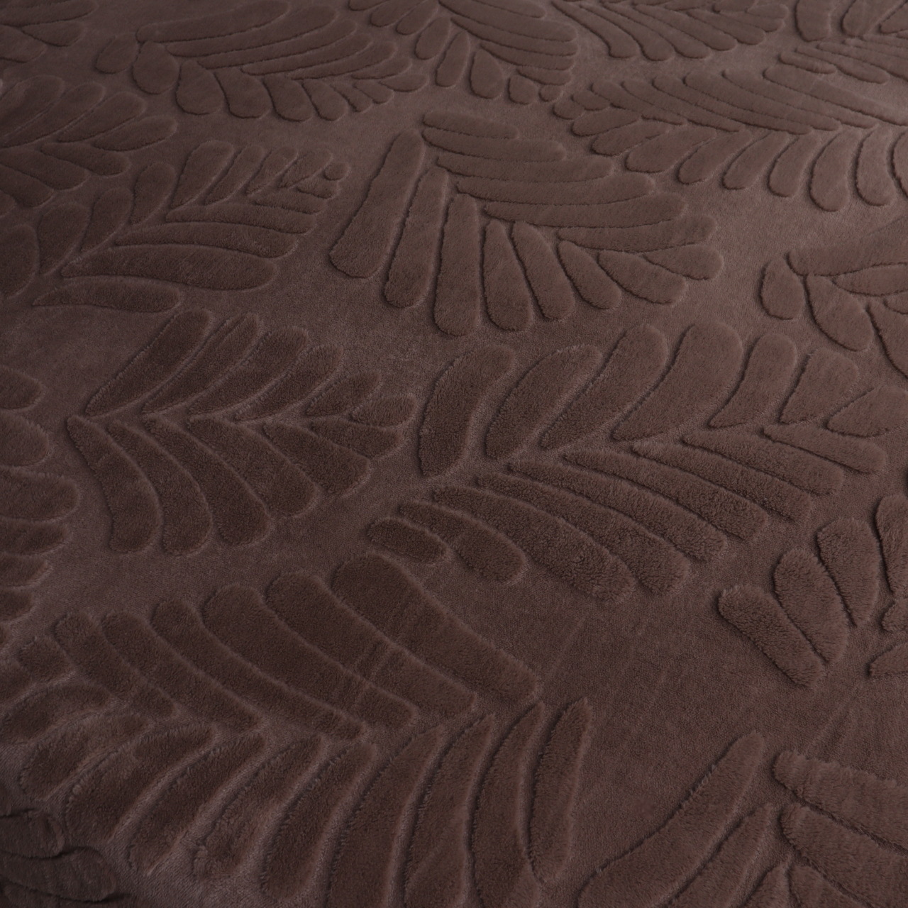 Rabbit fur Blanket-Brown