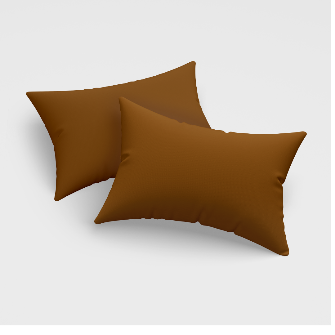 Pair of Pillow Covers-brown