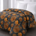 Printed King Bed Comforter - Carbon Comb