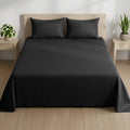 Charcoal 100% Cotton King Bedsheet | Sora Collection