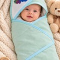 Baby Swaddle Sheet - Bright Green