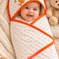 Baby Swaddle Sheet-Pumpkin