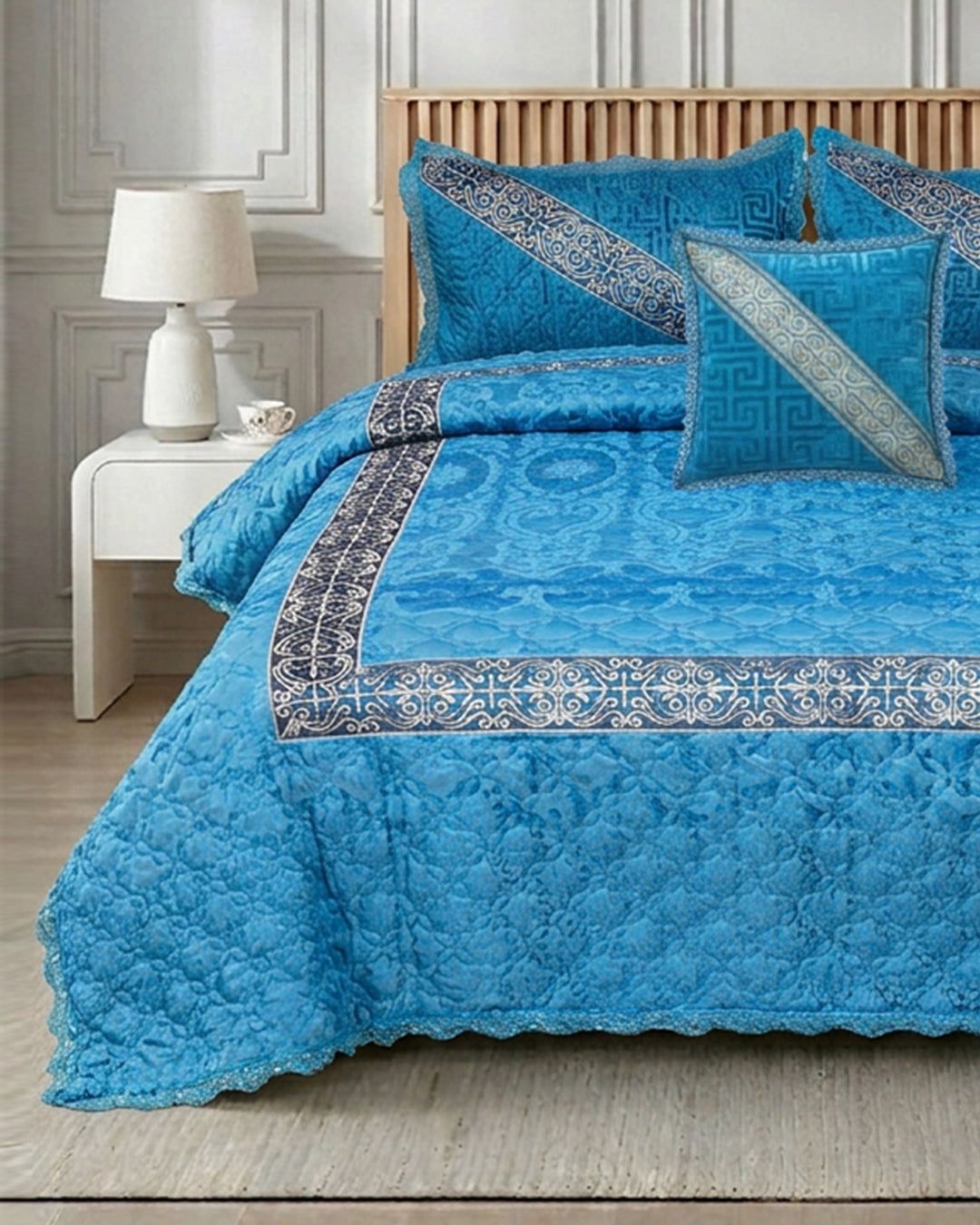 Kastoor Bed Set 4 Pieces-Neelam