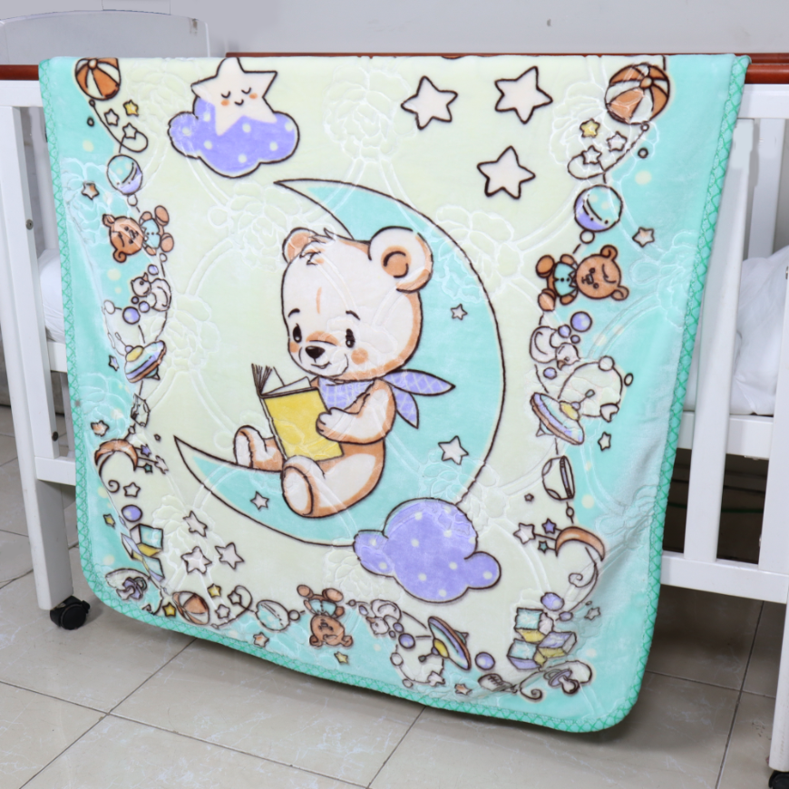 Tiny Tots-Kids Blanket-Mint