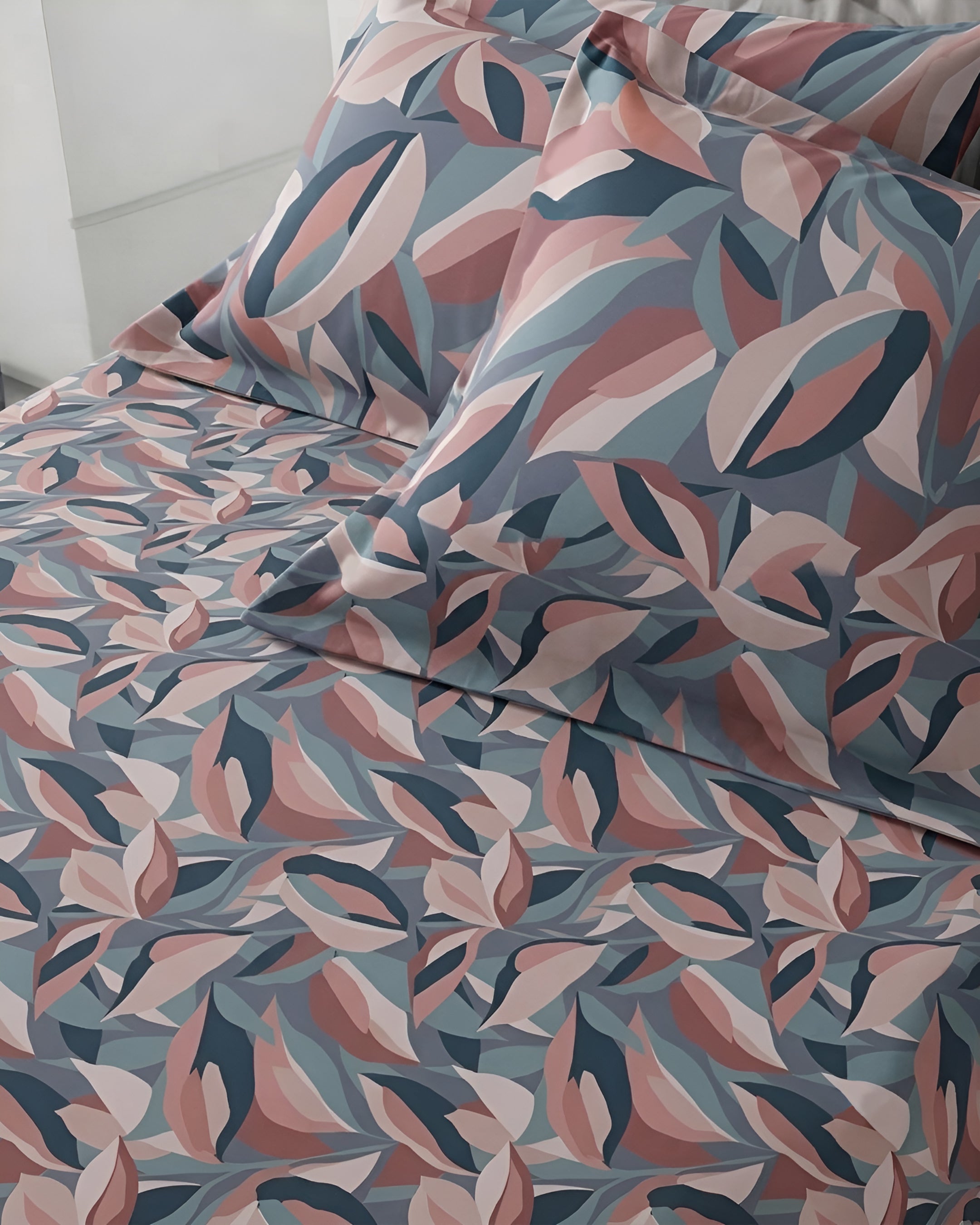 Dove 100% Cotton Printed Bedsheet (Double Bed) | Alba Collection