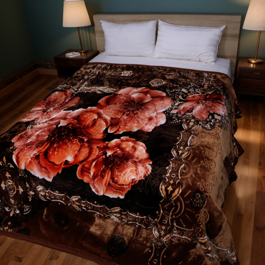 Empire King Bed 6 KG Blanket - Espresso