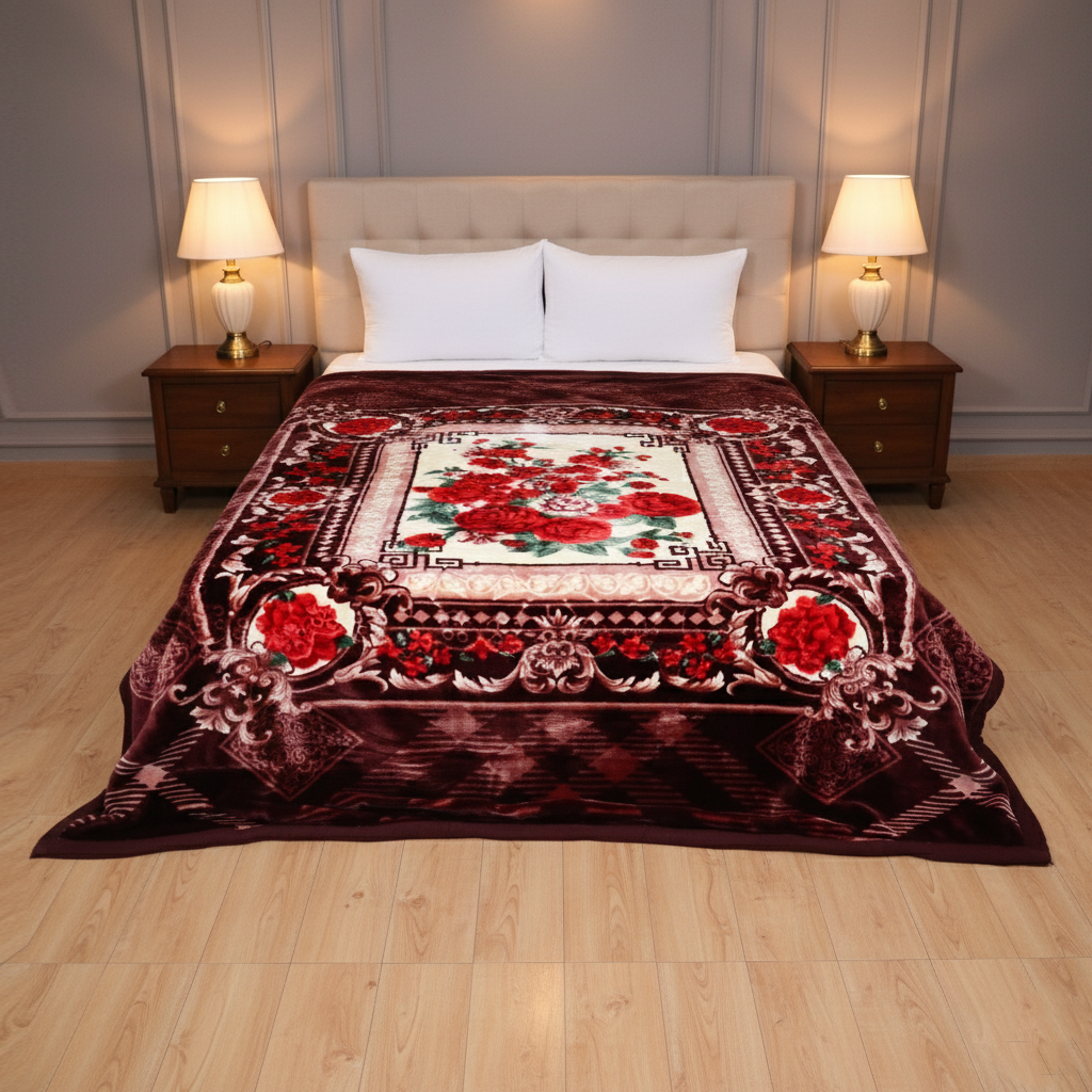 Heavy king bed blanket in Pakistan 