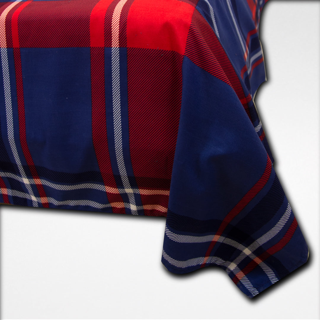 Bed Sheet Fantasy King Bed - Blue and Red