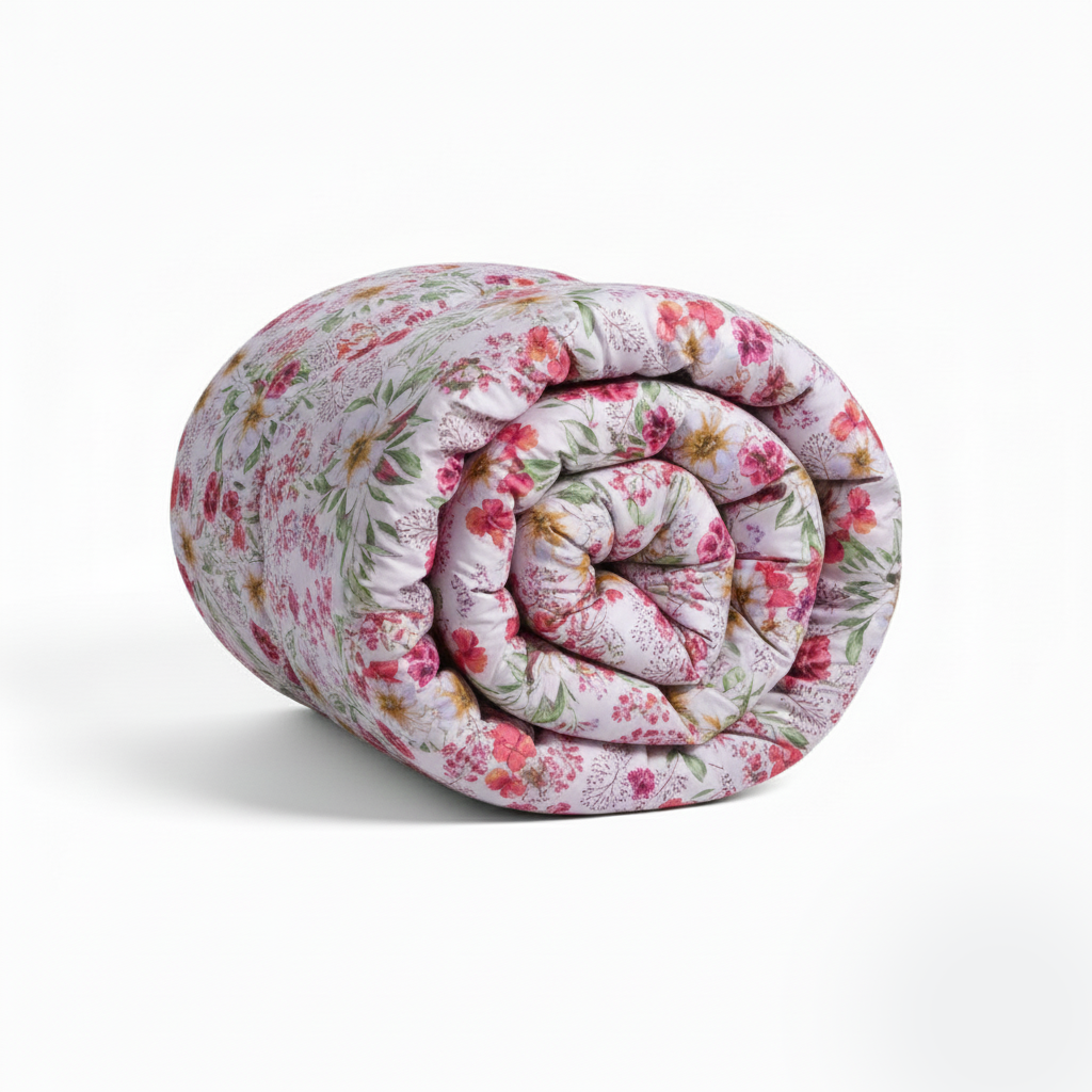 Printed King Bed Comforter - Floral