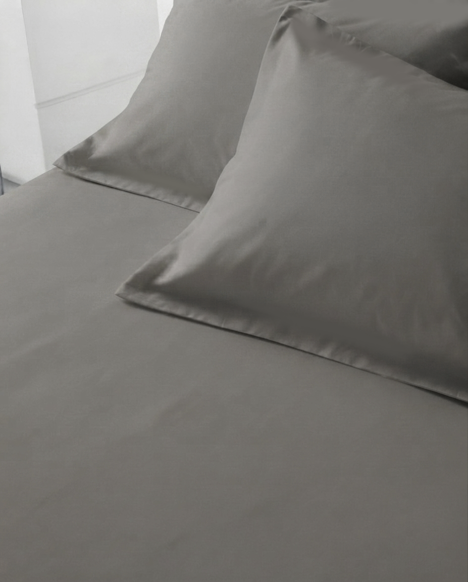 Grey 100% Cotton King Bedsheet | Sora Collection