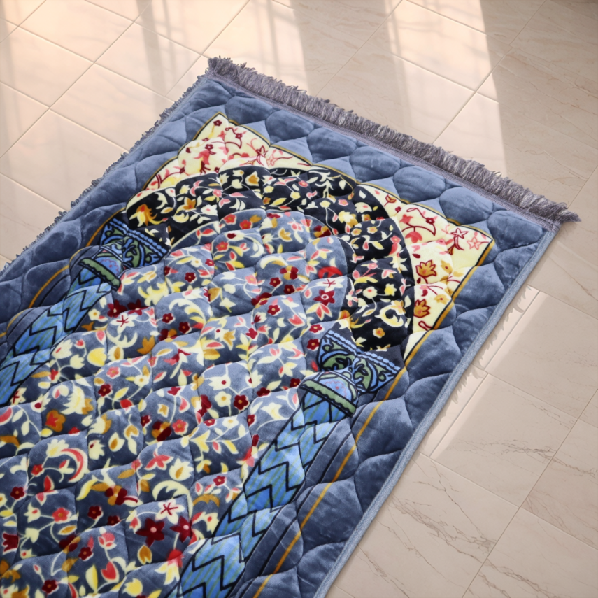 Mughal Janamaz Printed Prayer Mat-Isra